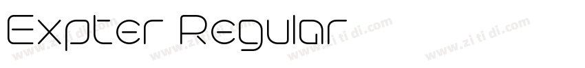 Expter Regular字体转换 Expter Regular字体转换